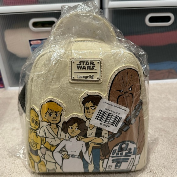 Loungefly Star Wars Mini Backpack Princess Leia & Friends Group - Picture 11 of 11